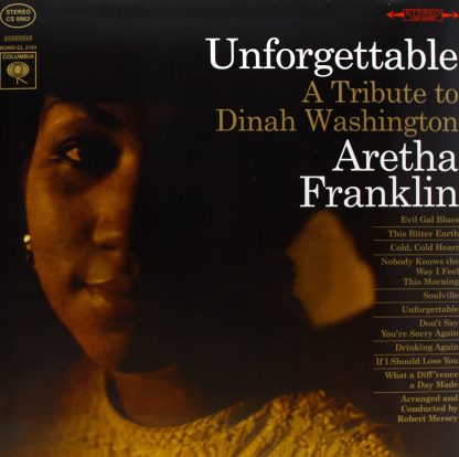 Aretha Franklin - Unforgettable: Tribute To Dinah Washington [LTD LP] (Clear Vinyl)
