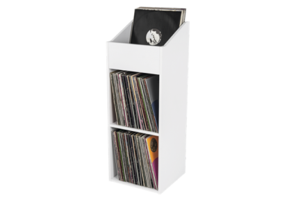 Glorious Vinylhylle med toppboks (Hvit)