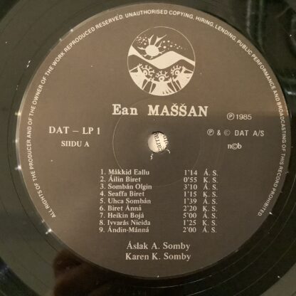 Áslak A. Somby / Karen K. Somby - Ean Máššan [LP] (2. hand) - Bilde 5