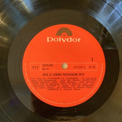 Various Artists - Vise & Lyrikkfestivalen Haugesund 1972 [2xLP] (2. hand) - Bilde 4