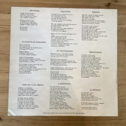 Rivolta Dell'Odio - Osanna! L'Angelo Sterminatore [LP] (Red Vinyl) (2. hand) - Bilde 5