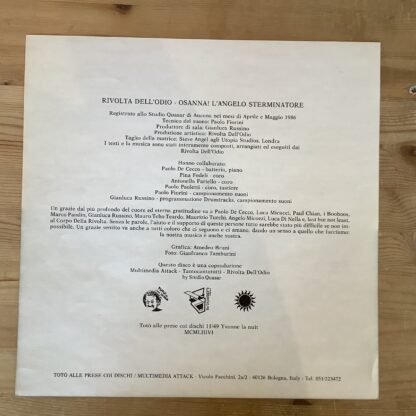 Rivolta Dell'Odio - Osanna! L'Angelo Sterminatore [LP] (Red Vinyl) (2. hand) - Bilde 3