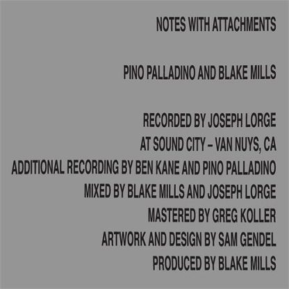 Pino Palladino & Blake Mills - Notes With Attachments [LP]