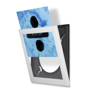 White LP Flip Frame