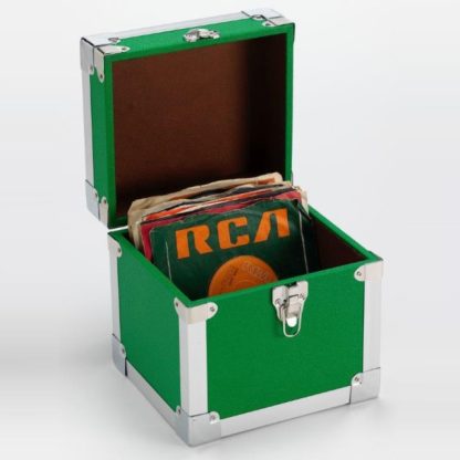 7" 50 Record Storage Carry Case - Green