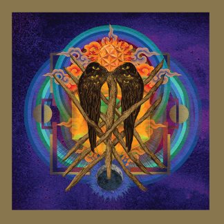 Yob - Our Raw Heart [2xLP] (royal blue and metallic gold moon phase effect with halloween orange and blood red splatter)