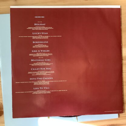 Madonna - The Immaculate Collection [LP] (2. hand) - Bilde 5