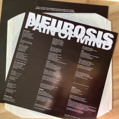 Neurosis - Pain Of Mind [LP] (2. hand) - Bilde 6