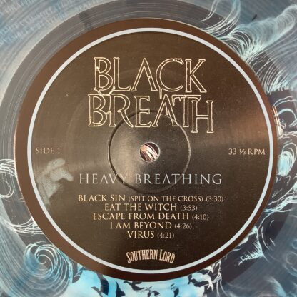 Black Breath - Heavy Breathing [LTD LP] (Clear With Blue Vinyl) (2. hand) - Bilde 3