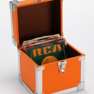 7" 50 Record Storage Carry Case - Orange