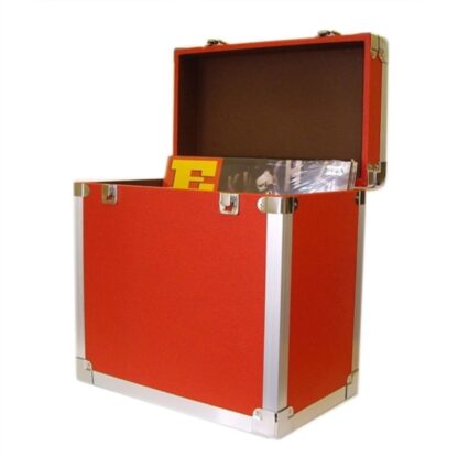 LP Record Storage Carry Case - Red