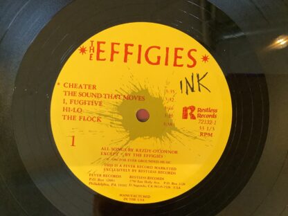 The Effigies - Ink [LP] (2. hand) - Bilde 3