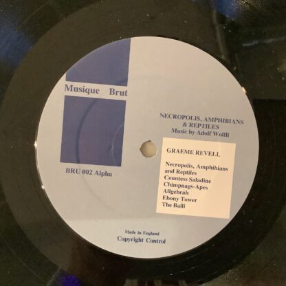 Graeme Revell / Nurse With Wound / Déficit Des Années Antérieures - Necropolis, Amphibians & Reptiles (The Music Of Adolf Wölfli) [LP] (2. hand) - Bilde 4