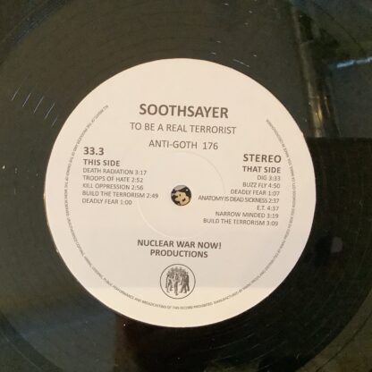 Soothsayer - To Be A Real Terrorist [LP] (2. hand) - Bilde 5