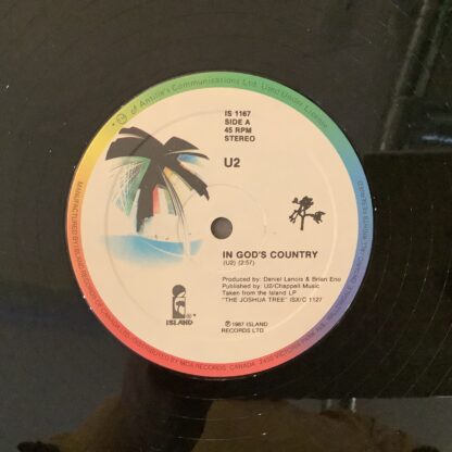 U2 - In God's Country [12"] (2. hand) - Bilde 3