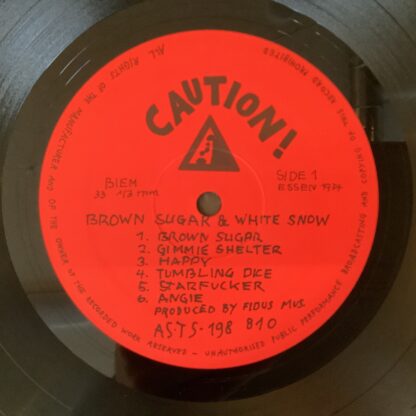 The Rolling Stones - Brown Sugar & White Snow [LP] (2. hand) - Bilde 3