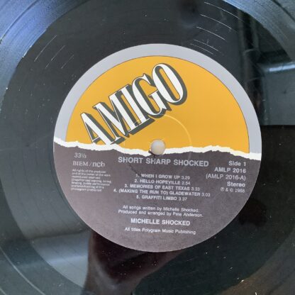 Michelle Shocked - Short Sharp Shocked [LP] (2. hand) - Bilde 5