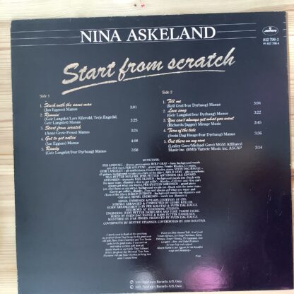 Nina Askeland - Start From Scratch [LP] (2. hand) - Bilde 2