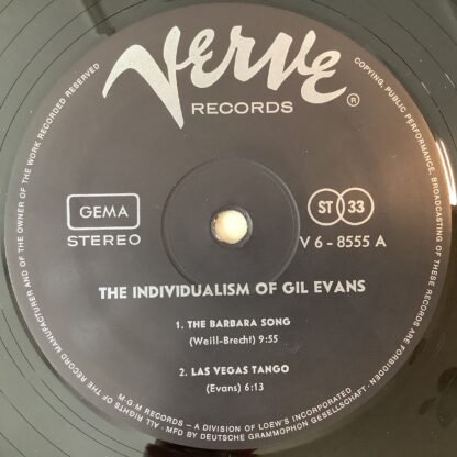 Gil Evans - The Individualism Of Gil Evans [LP] (2. hand) - Bilde 3