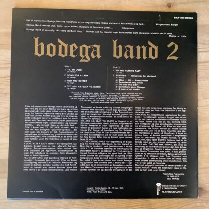 Bodega Band - Bodega Band 2 [LP] (2. hand) - Bilde 2