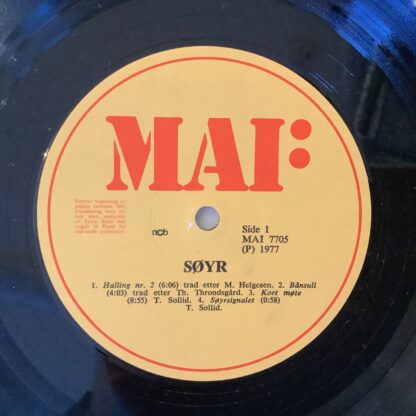 Søyr - Søyr [LP] (2. hand) - Bilde 3