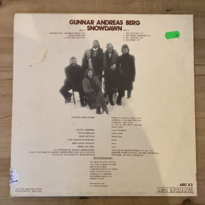 Gunnar Andreas Berg - Snowdawn [LP] (2. hand) - Bilde 2