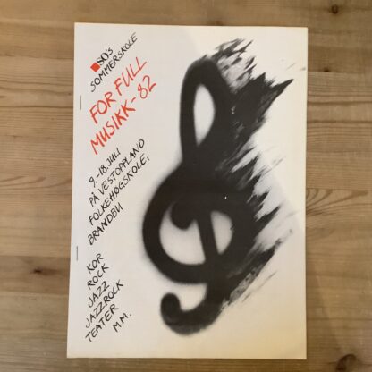 Prøve / Dokument SO's Sommerskole "For Full Musikk" [LP] (2. hand) - Bilde 4