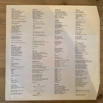 Prøve / Dokument SO's Sommerskole "For Full Musikk" [LP] (2. hand) - Bilde 2