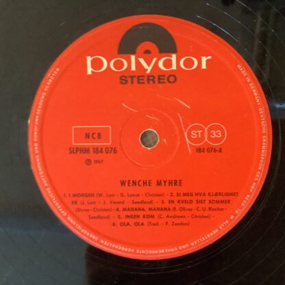 Wenche Myhre - Wenche Myhre [LP] (2. hand) - Bilde 3