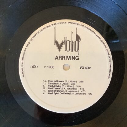 Void - Arriving [LP] (2. hand) - Bilde 3