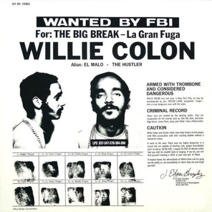 Willie Colón - La Gran Fuga [LP]