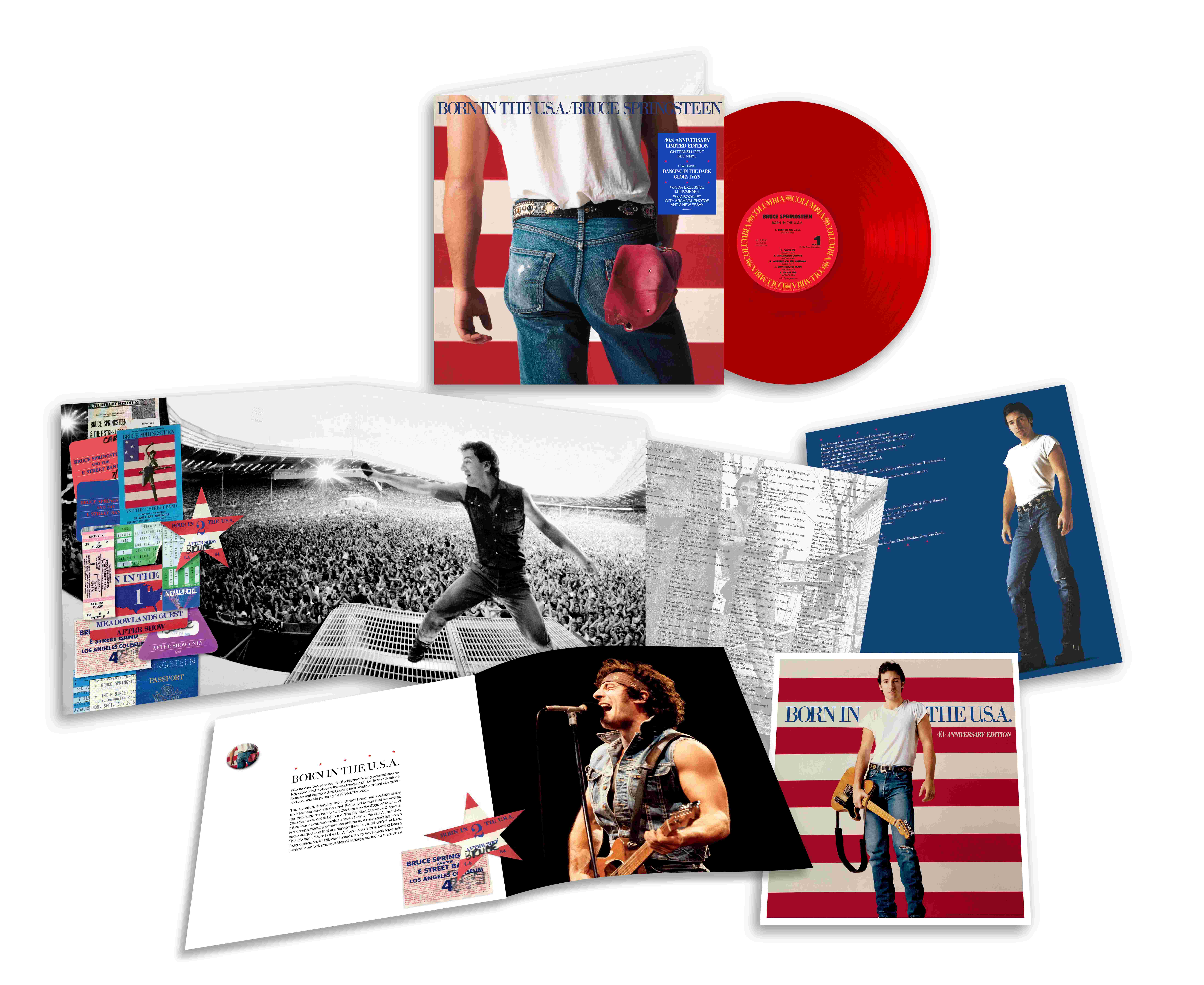 Bruce Springsteen - Born In The USA (40th Anniversary Edition) [LTD LP] (Translucent Red Vinyl)