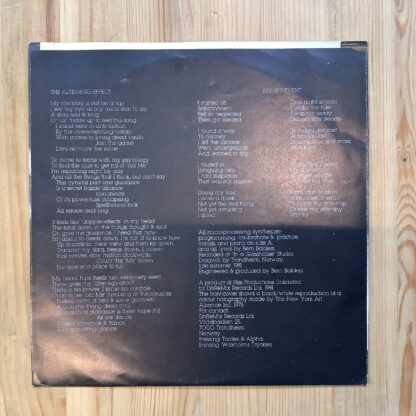 Bern Balders - The Alter-Ego Effect / My Spy-Event [7"] (2. hand) - Bilde 3