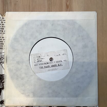 The Sinyx - The Black Death E.P. [7"] (2. hand) - Bilde 5