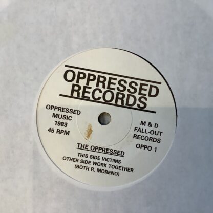The Oppressed - Victims / Work Together [7"] (2. hand) - Bilde 2