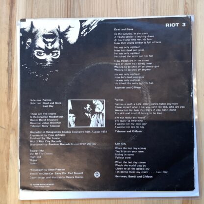 The Insane - Politics [7"] (2. hand) - Bilde 2