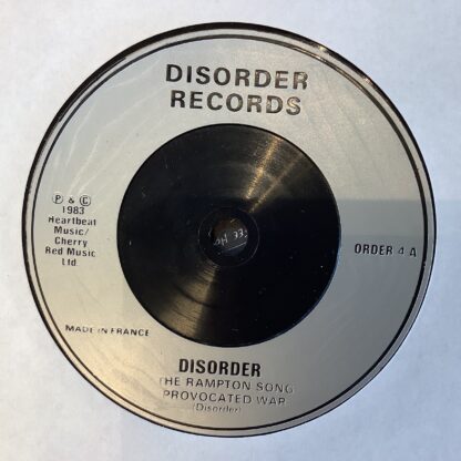 Disorder - Mental Disorder EP [7"] (2. hand) - Bilde 3