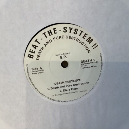 Death Sentence - Death And Pure Distruction [7"] (2. hand) - Bilde 3