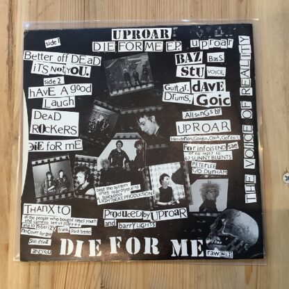 Uproar - Die For Me [7"] (2. hand) - Bilde 2