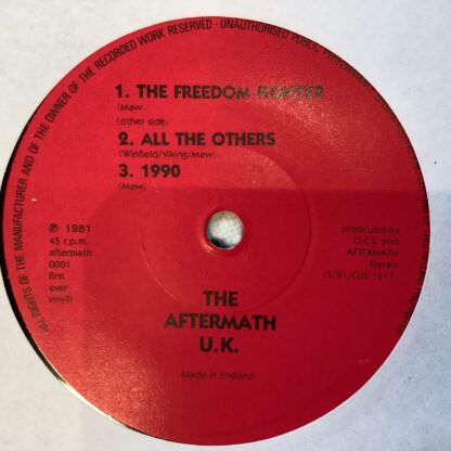 Aftermath UK - Freedom Fighter [7"] (2. hand) - Bilde 4