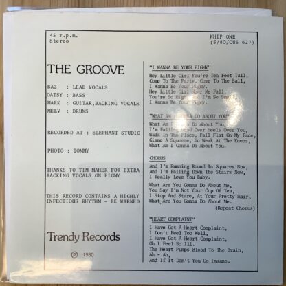 The Groove - The Groove [7"] (2. hand) - Bilde 3