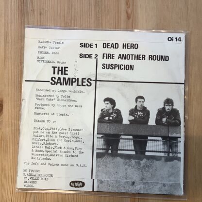 The Samples - Dead Hero [7"] (2. hand) - Bilde 2