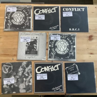 Conflict-Bundle: 8x 7" [Vinyl bundle] (2. hand)