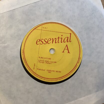 Subculture - Loud & Clear [7"] (2. hand) - Bilde 4