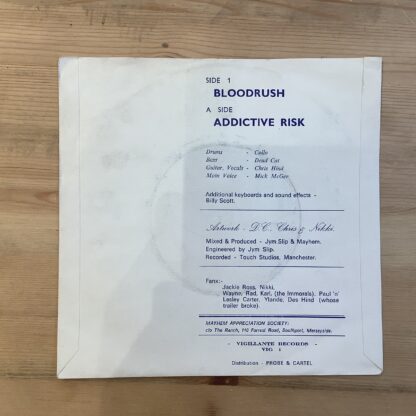 Mayhem - Bloodrush [7"] (2. hand) - Bilde 2