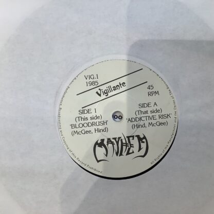 Mayhem - Bloodrush [7"] (2. hand) - Bilde 4