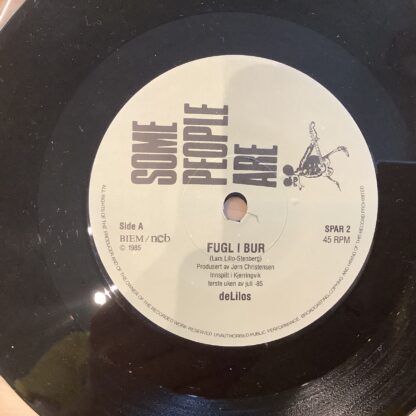 deLillos - Johnny Fredrik / Fugl I Bur [7"] (2. hand) - Bilde 3