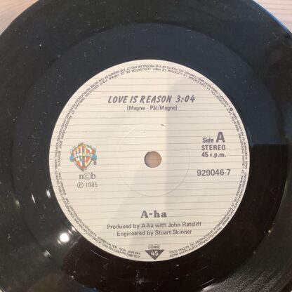a-ha - Love Is Reason [7"] (2. hand) - Bilde 3