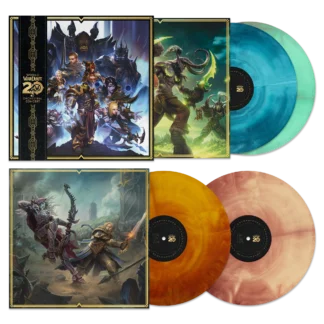 Various Artists - World of Warcraft: 20 Years of Music [LTD 4xLP BOX] (Coloured Vinyl)