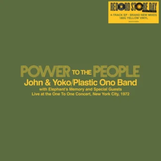 John & Yoko, The Plastic Ono Band, Elephant’s Memory - Power To The People [LTD LP] (Yellow Colour Vinyl) (RSD25)